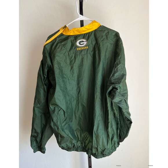 Vintage 90s Green Bay Packers Windbreaker Pullover - Picture 2 of 7